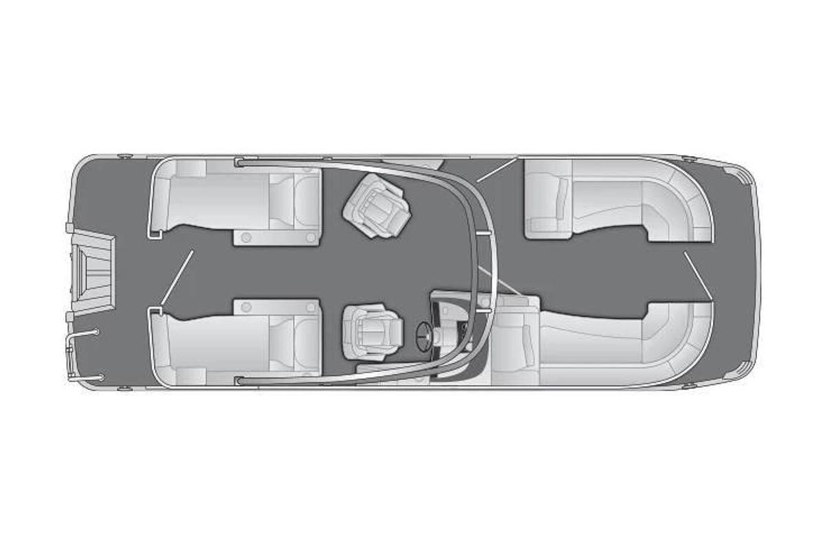 2023 Bennington 23 RCWA Deluxe Folding Open Sport Arch
