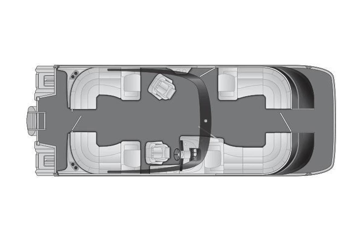 2023 Bennington 27 QFBA X2 Folding Cladded Sport Arch, Wide Bam TE