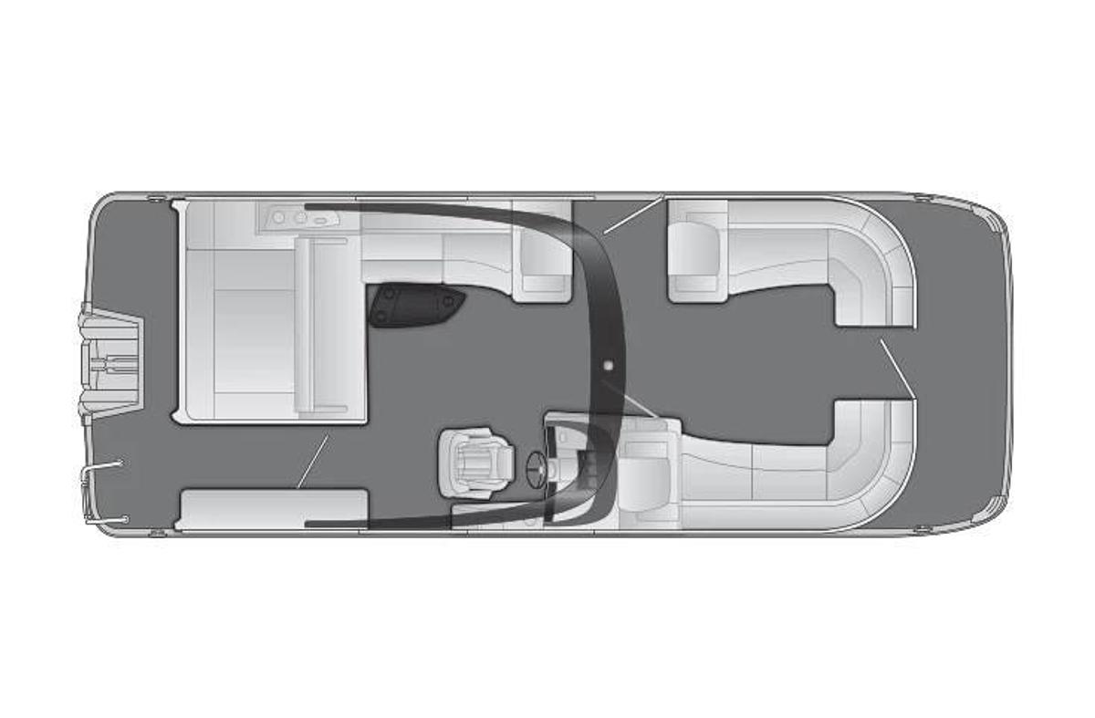 2023 Bennington 25 RSBA X1 Wide,Power Folding Cladded Sport Arch