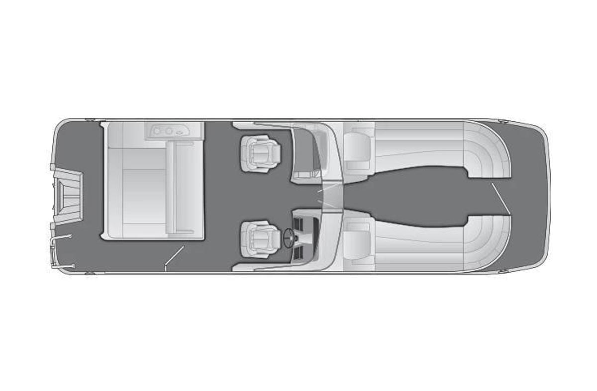 2023 Bennington 25 RXSBW Windshield