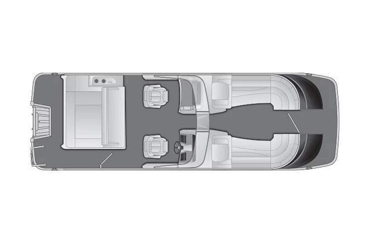 2023 Bennington 25 QXSBW Windshield