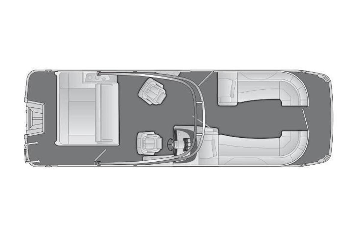 2023 Bennington 25 RSBA Deluxe Folding Open Sport Arch