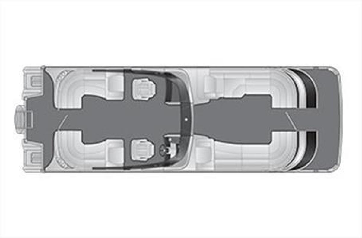 2023 Bennington 30 QFBWA X2 Windshield, Folding Cladded Sport Arch