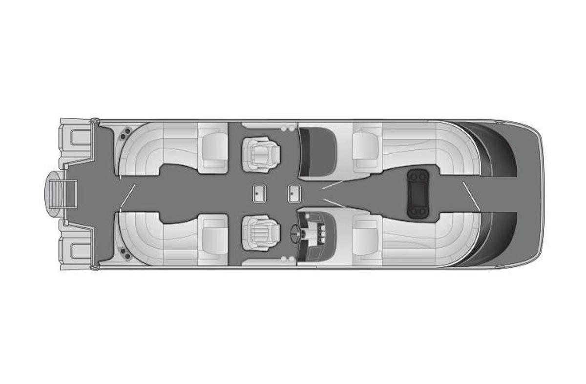2023 Bennington 27 QXFBWA T2 Standard Beam, Twin Engine