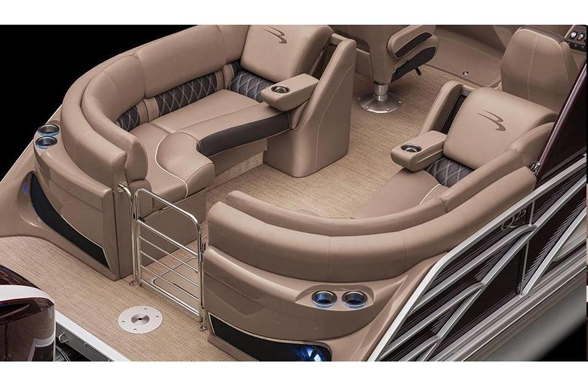 2023 Bennington 25 QFBA Deluxe Folding Open Sport Arch, Gas Asst.