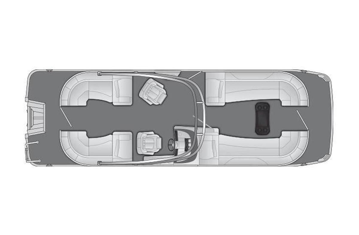 2023 Bennington 25 RSRA Deluxe Folding Open Sport Arch