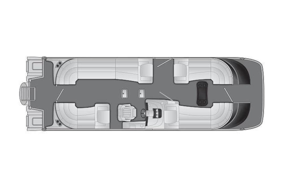 2023 Bennington 27 QXFBC T2 Standard Beam, Twin Engine