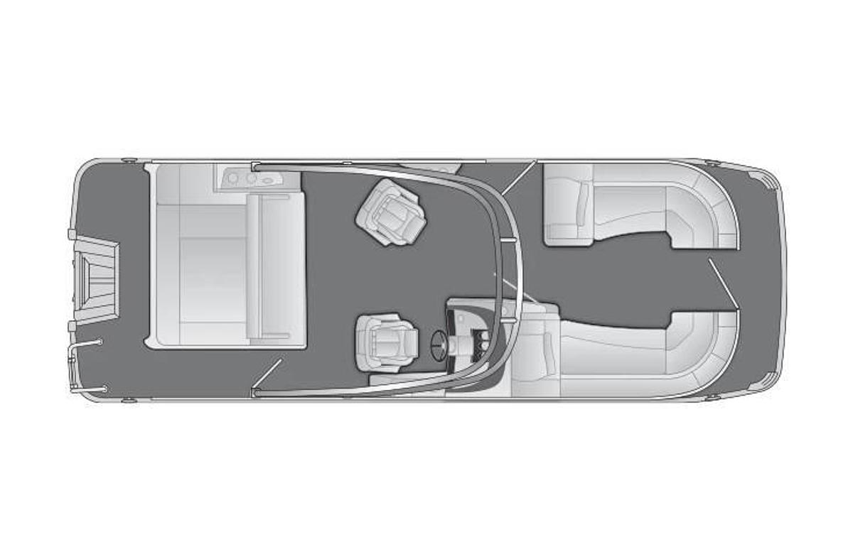 2023 Bennington 23 RSBA Deluxe Folding Open Sport Arch
