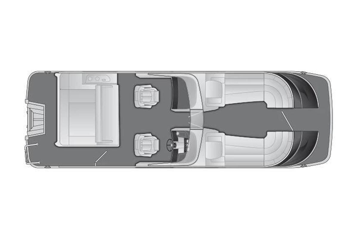 2023 Bennington 25 QSBW Windshield