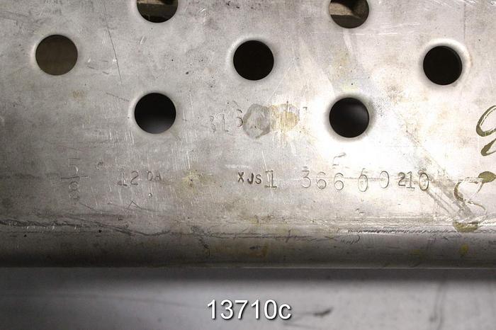 Used Bird JS8 Vibrating Screen Plate, 5/8" Holes #13710