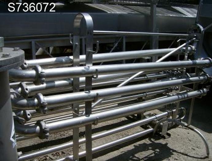 Used Pasteurizer, Retention Coil Only, 316 S/st, 5', 6 Pass #S736072