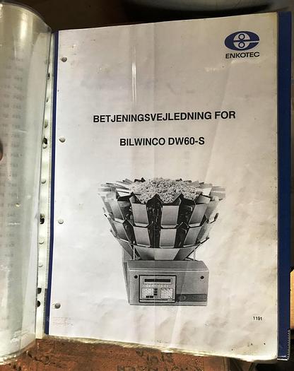 Used BILWENCO DW60-S weighing unit