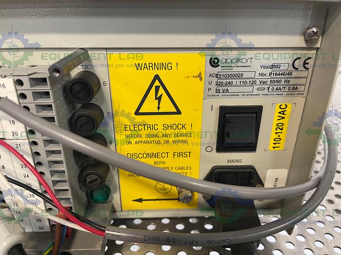 Used Applikon ADI 1030 Bio Controller w/ Watson Marlow 101U/R, Cole Parmer Flowmeter