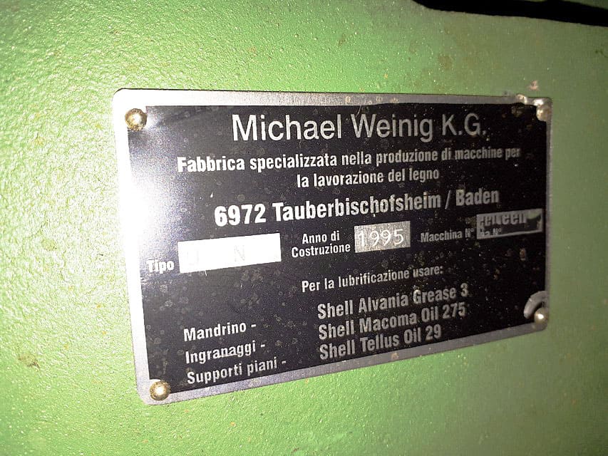 Used Weinig Unimat 22 - 1995