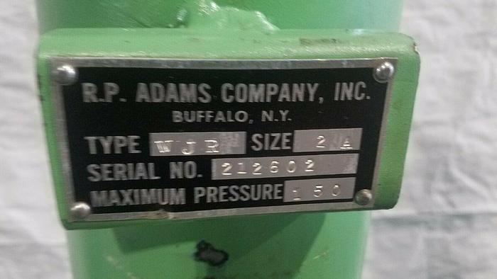 Used RP Adams Liquid Filter Type WJR Size 2A