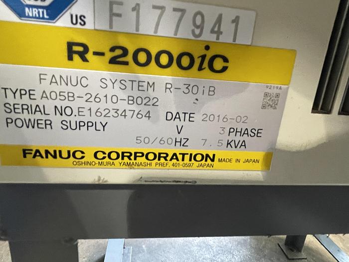 Used 2016 FANUC R2000125iC/125L