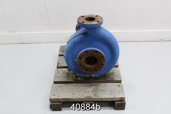 Used Goulds 3196 3x4x13 Pump, Ductile Iron Casing, 6 Vane SS Impeller #40884