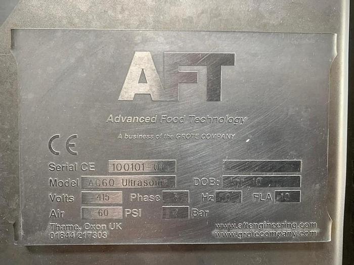 Used AFT GROTE AC60 ULTRASONIC SANDWICH CUTTER.
