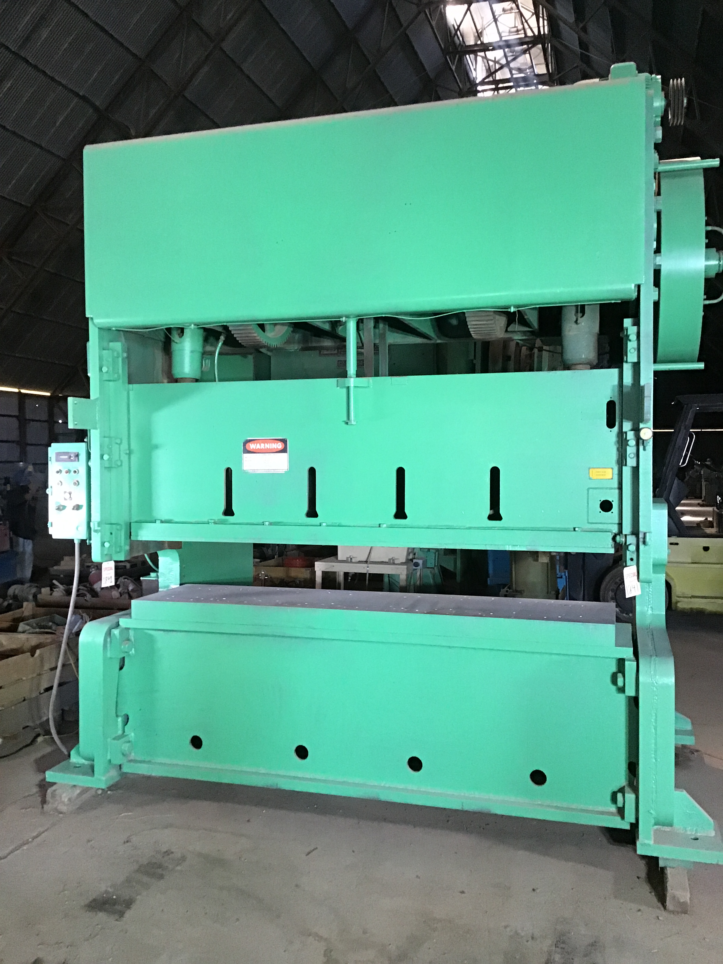 Used 150 Ton Rousselle Model G2-150 Gap Frame Press; 4" Str.; 35 SPM; Air Cl/Brk.; Beautiful