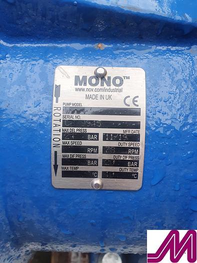 Refurbished 2019 Mono W084 Wide Throat Stainless Steel Progressive Cavity Pump with Screw Auger