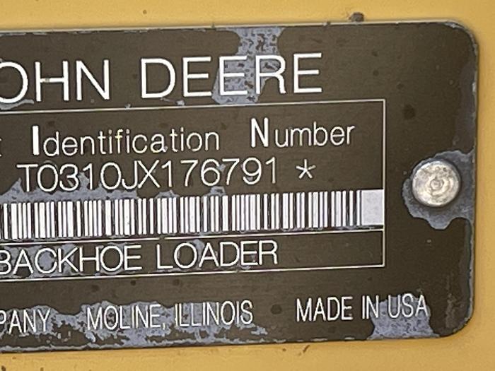 Used 2010 John Deere 310J
