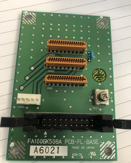 Used TEL P8 PROBER PART A6021 FA1006K508A PCB-FL-BASE
