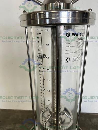 Used Pharmacia BPG  140 / 500 Chromatography Column 8L 18-1113-08 4-40°C