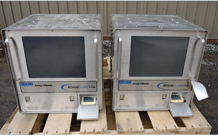 Used USED VISIONSCAPE I-PAK IMAGING SYSTEM, SET OF TWO