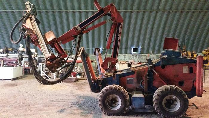 Used HB12180 Tamrock Commando 300 rubber tired blast hole drill