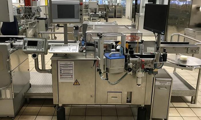 Used I 14441 D - Blisterpack and Labelling Line UHLMANN UPS 2 ET / B+S ESA 1001 for Ampoules
