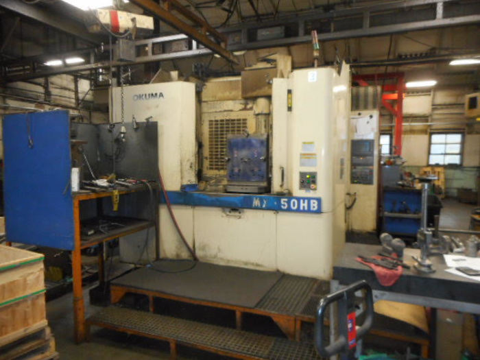 Used 2000 OKUMA MX 50 Horizontal Machining Center New 2000