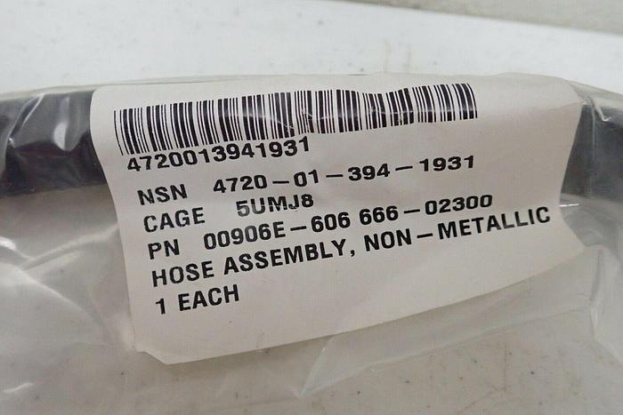 Used Hose Assembly, Non-Metallic 00906E-606-666-02300 Cage 5UMJ8