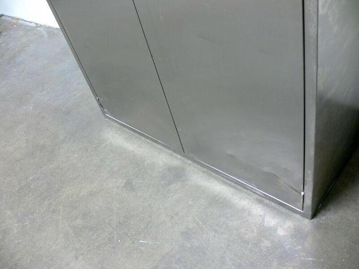 Used Stainless Steel Storage Cabinet  16" x 47" x 80"