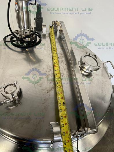 Used DCI 200 Liter Stainless Steel Jacketed Reactor Mixing Tank w/ PharMix Agitator