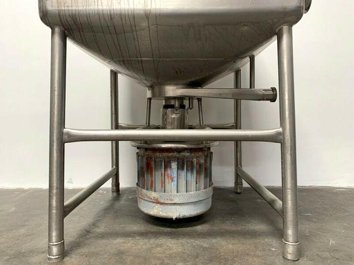 Used Likwifier - 150 Gallon Stainless Steel Liquefier w/ bottom mounted 15 HP motor