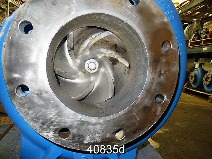 Used Goulds 3196 6x8x13 Pump, SS Casing, 6 Vane SS Impeller #40835