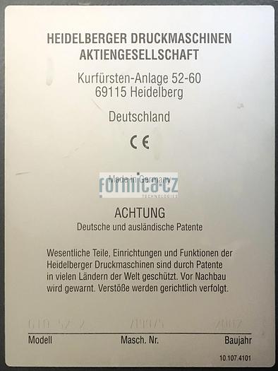 Used Heidelberg Printmaster GTO 52 / 2