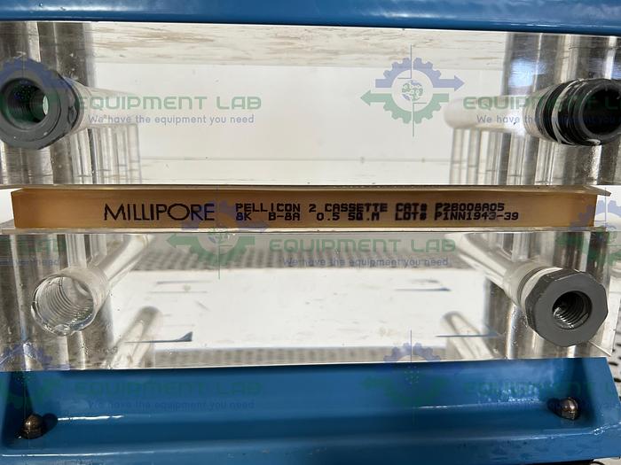 Used Millipore  Pellicon 2  TFF Cassette Holder 8K, 0.5 SQ.M