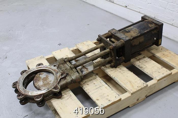 Used Naqip 8" Air Operated Knife Gate Valve #41905
