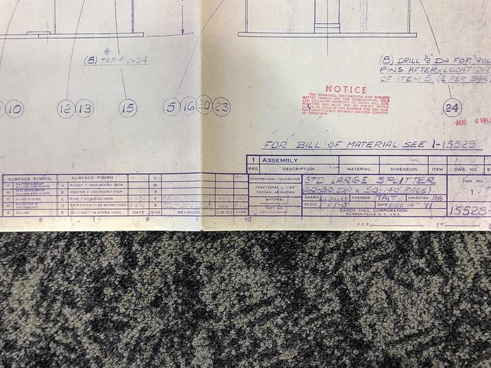 Used BLACK CLAWSON #42769