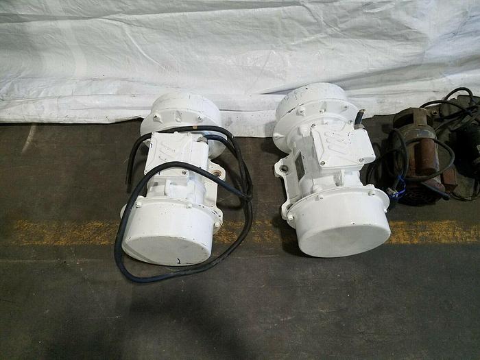 Used Vibra Screw Electric Vibrator Motors used for powder hopper shakers