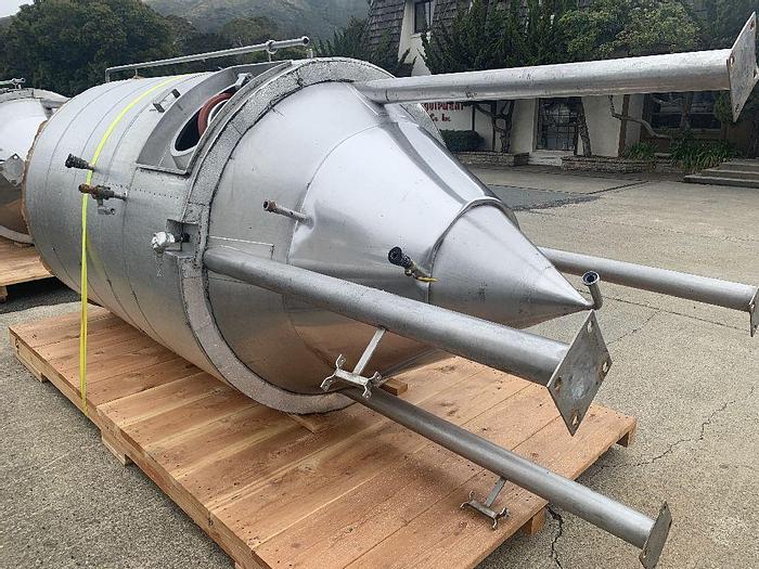 Used Tank, 1,300 Gallon, S/st, Jkt, DT/CB, Insul, A #S743885