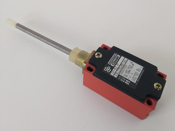 3 Stück Endschalter mit Federstabkopf, ENM-SU1 FF, Bernstein, neuwertig