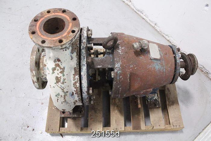 Used Goulds 3175 Goulds 3175, 4X6X14, 5 Vane Impeller, 14" Diameter Impeller, Stainless Steel Impeller, Ductile Iron Casing, Stainless Steel Stuffing Box, Stainless Steel Suction Side Plate, Packing #25155