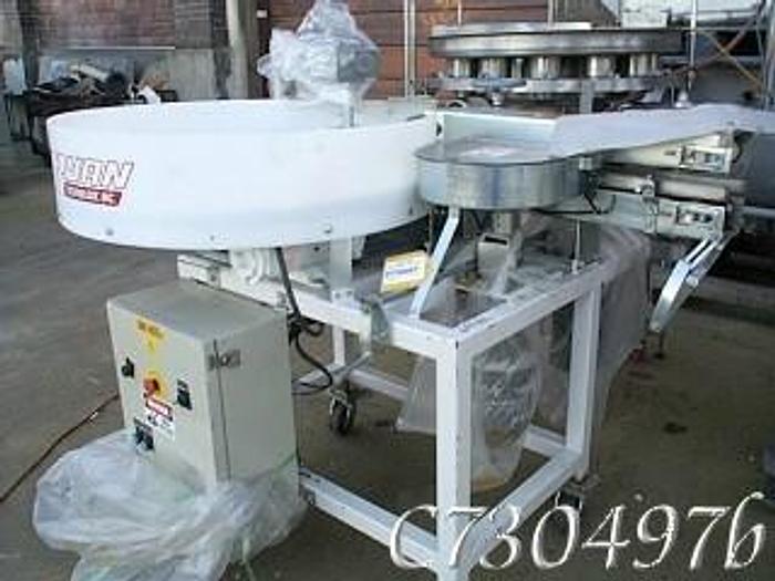 Used Table, Accumulation, 36", Plastic, Rails, #C730497