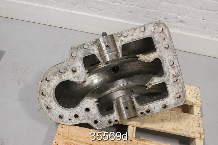 Used Buffalo 8SL Double Suction Pump, 10x8, 7 Vane 14.5" Impeller #35569