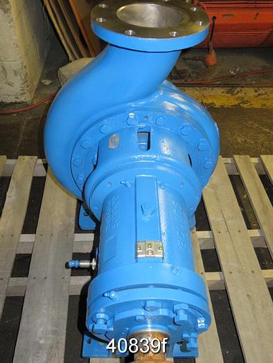 Used Goulds 3196 6x8x13 Pump, SS Casing, 6-Vane SS Impeller #40839