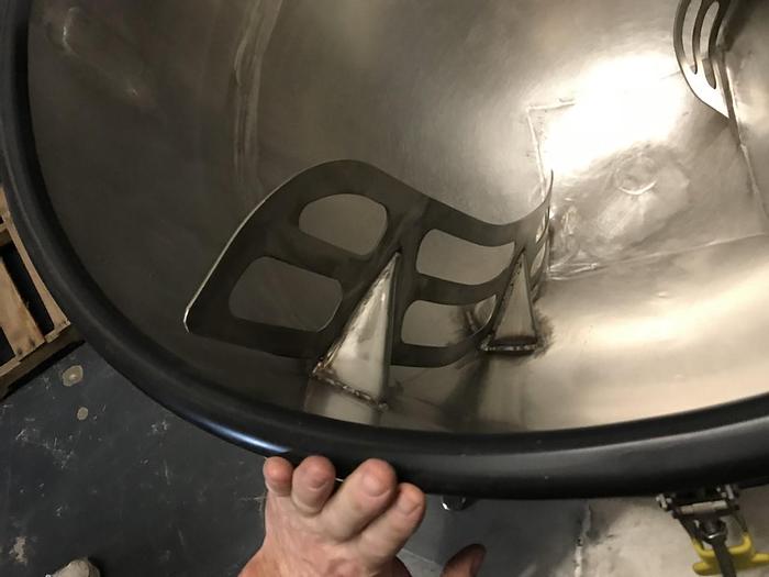 Used GROEN 100 GAL.CUSTOM STAINLESS STEEL ROTATING TILTING MIXING UNIT (#769C)