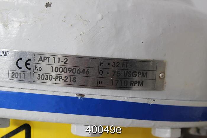 Unused Sulzer APT11-2 Pump, Unused #40049
