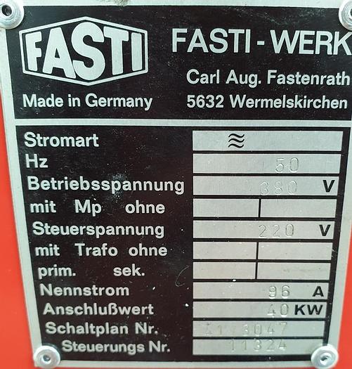 Gebraucht Sickenmaschine Fasti 417-125-3